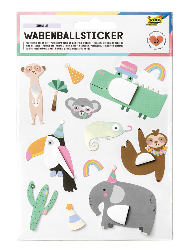 folia PAPER Naklejki "Jungle" rozmiar: onesize