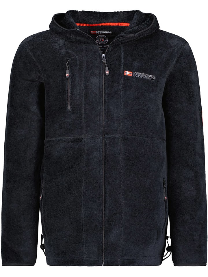 Geographical Norway Kurtka polarowa "Upload" w kolorze czarnym rozmiar: XL