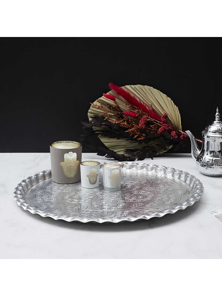 Make a Wish Taca w kolorze srebrnym - Ø 47,5 cm rozmiar: onesize