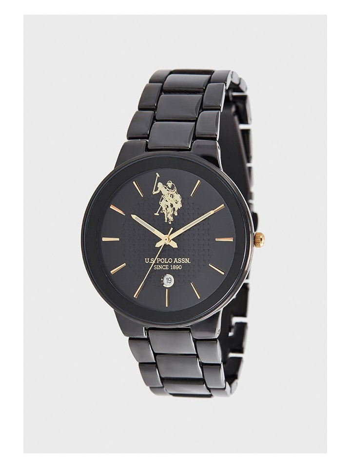 U.S. Polo Assn. Zegarek kwarcowy w kolorze czarnym rozmiar: onesize