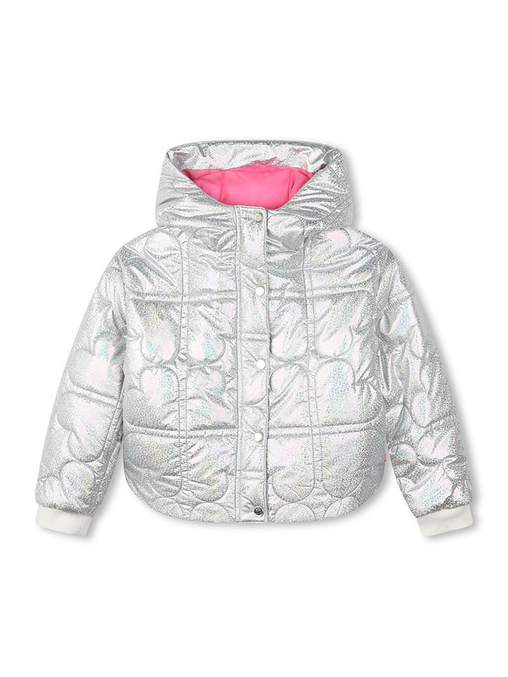 Billieblush Kurtka pikowana w kolorze srebrnym rozmiar: 152