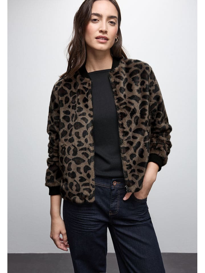 Street One Kurtka pluszowa w kolorze brązowym rozmiar: 42