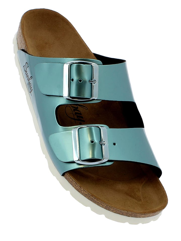 Sunbay Klapki "Trefle" w kolorze błękitnym rozmiar: 37