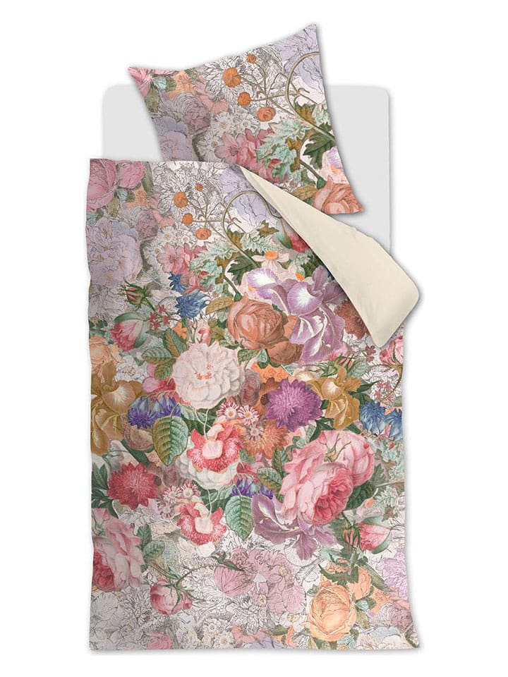 Beddinghouse Komplet pościeli satynowej "Amy" ze wzorem rozmiar: 135x200 cm