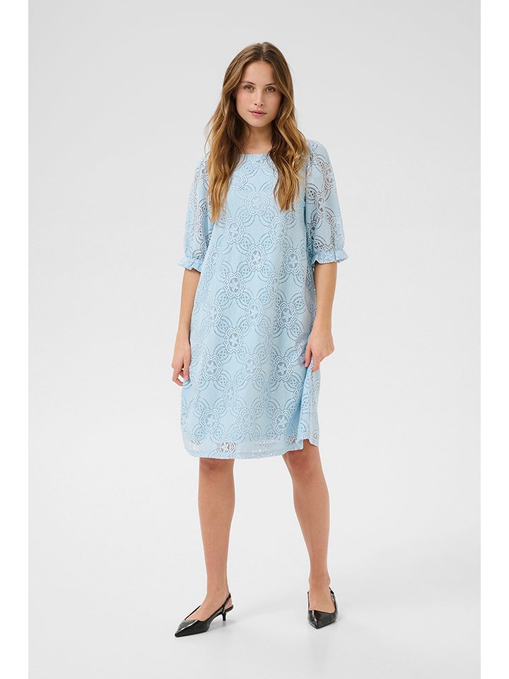 CULTURE Sukienka w kolorze błękitnym rozmiar: XL