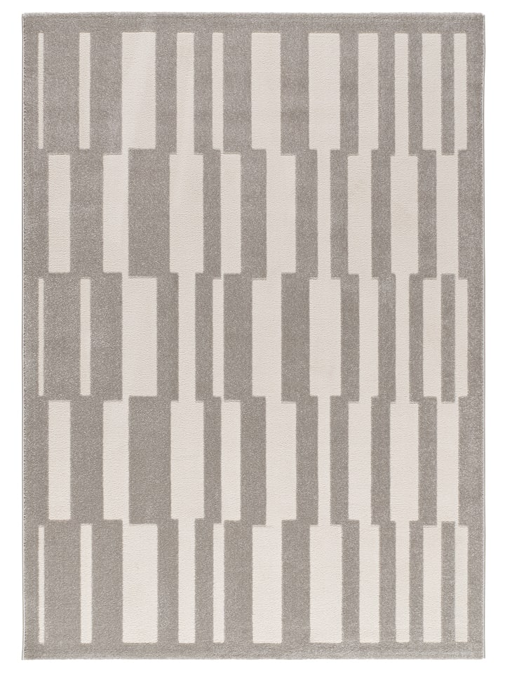 Atticgo Dywan "Baresa" w kolorze kremowo-szarym rozmiar: 133x190 cm