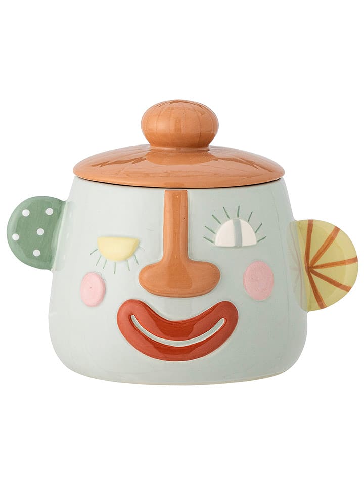 Bloomingville Pojemnik "Sylvie" ze wzorem - wys. 12,5 cm x Ø 12 cm rozmiar: onesize