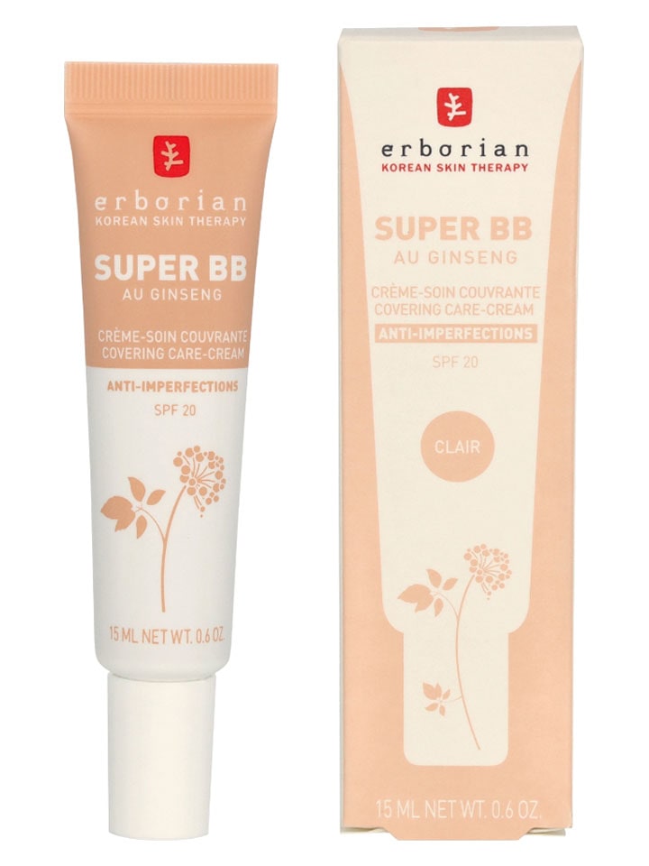 erborian Krem BB "Super BB Covering Care-Cream - Clair" - SPF 20 - 15 ml rozmiar: onesize
