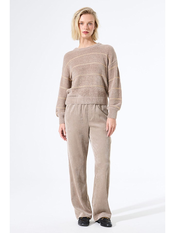 Garcia Sweter w kolorze beżowym rozmiar: M