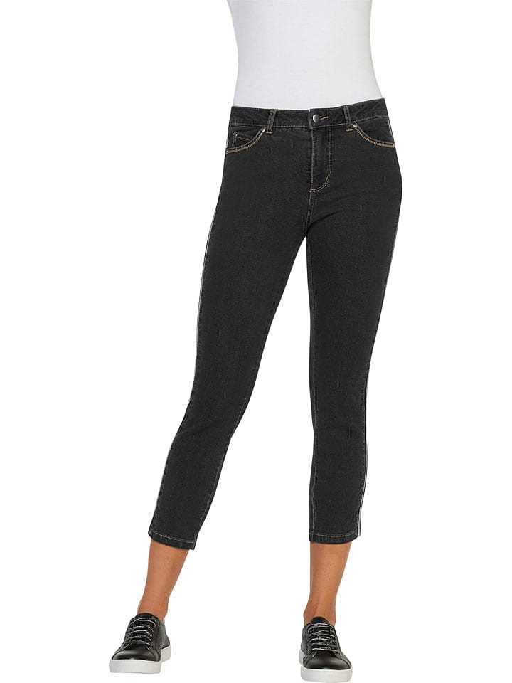 Heine Dżinsy - Slim fit - w kolorze antracytowym rozmiar: 42