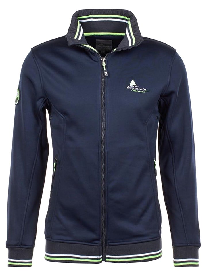 Peak Mountain Kurtka polarowa "Creen" w kolorze granatowym rozmiar: XL