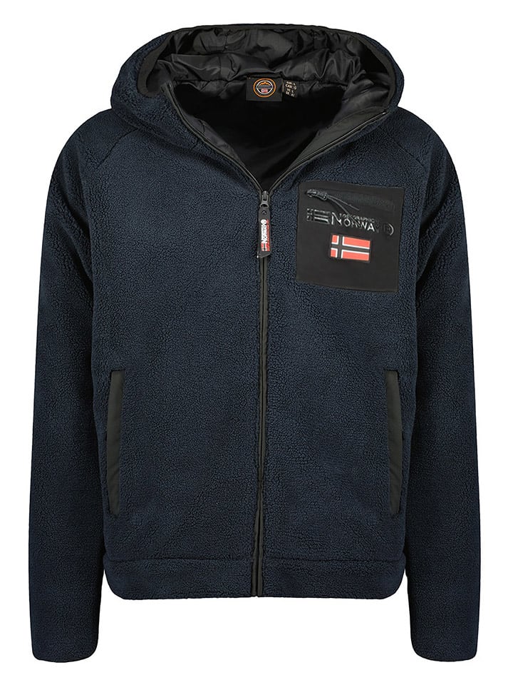 Geographical Norway Kurtka polarowa w kolorze granatowym rozmiar: M