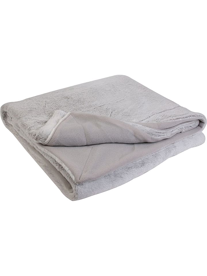 THE HOME DECO FACTORY Pled w kolorze szarym - 200 x 140 cm rozmiar: onesize