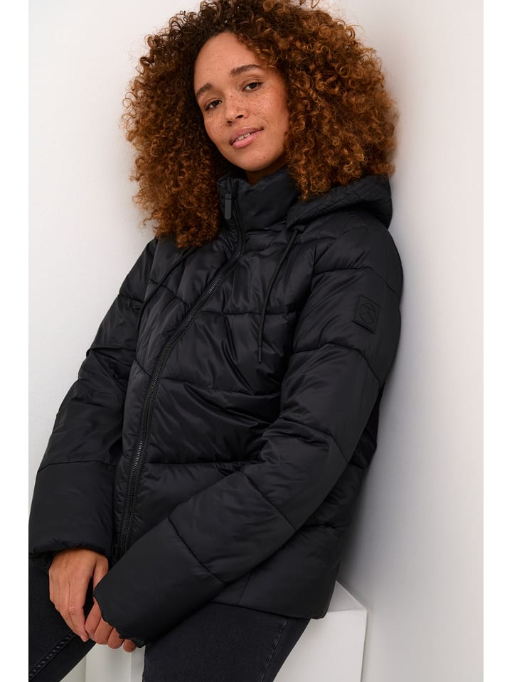 Kaffe Kurtka pikowana w kolorze czarnym rozmiar: 44