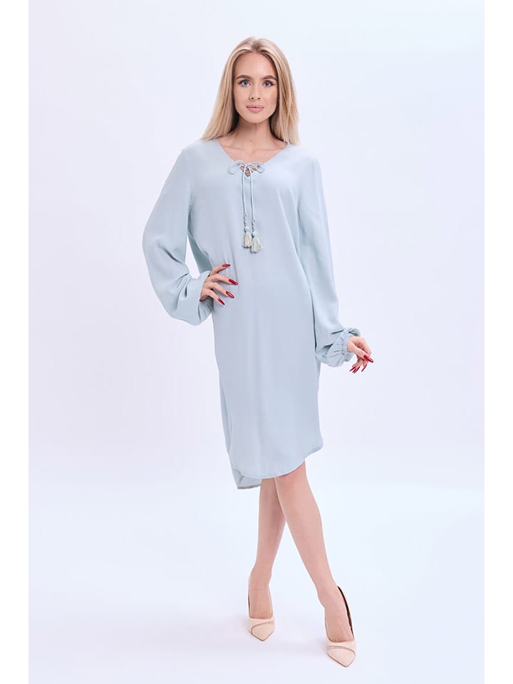 Marks & Spencer Sukienka w kolorze błękitnym rozmiar: 38