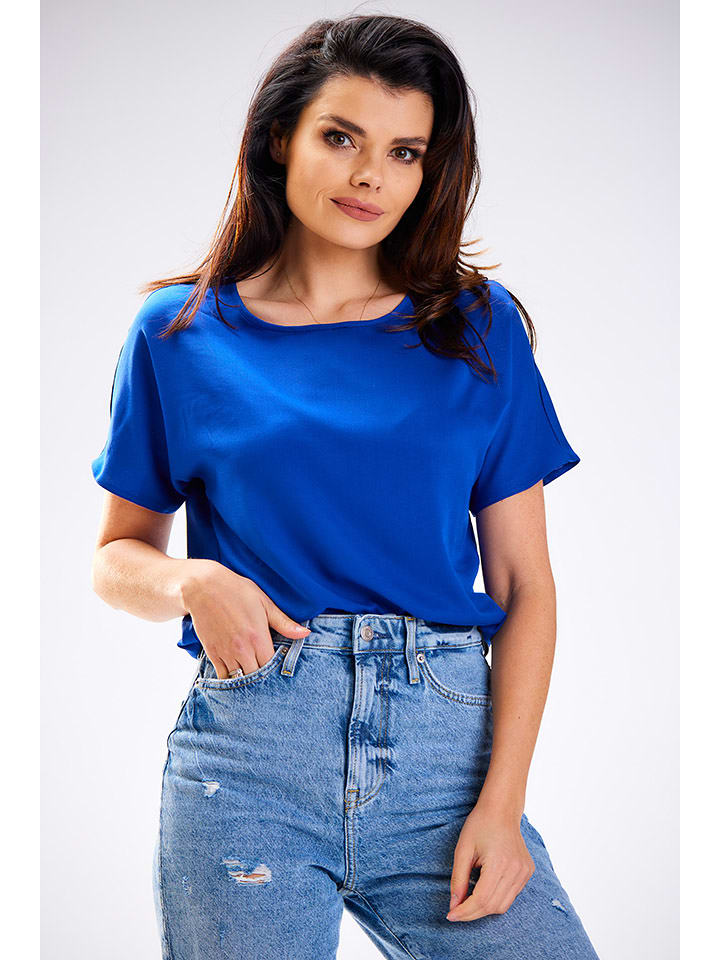 Awama Koszulka w kolorze niebieskim rozmiar: XL