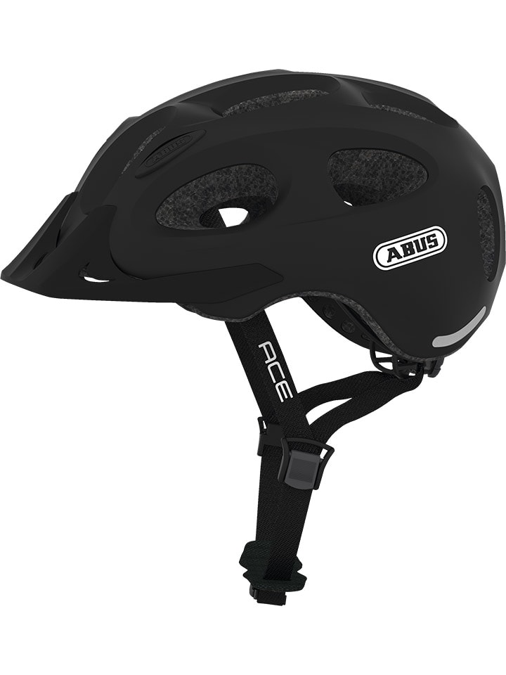 ABUS Kask rowerowy "Youn-I ACE" w kolorze czarnym rozmiar: 56-61 cm