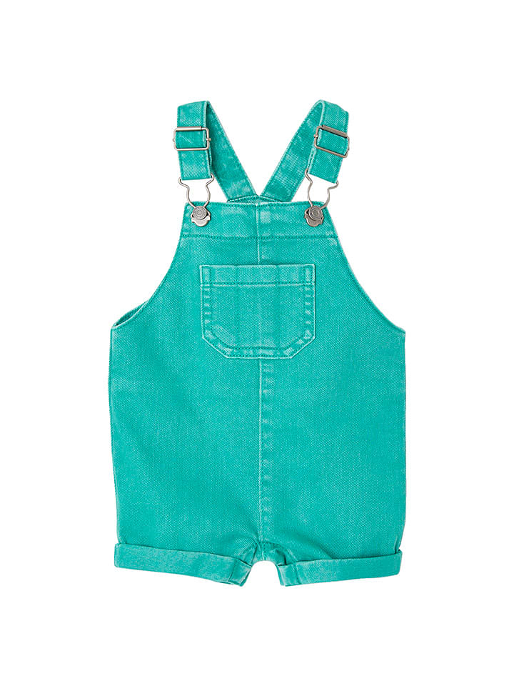 vertbaudet Ogrodniczki w kolorze turkusowym rozmiar: 68