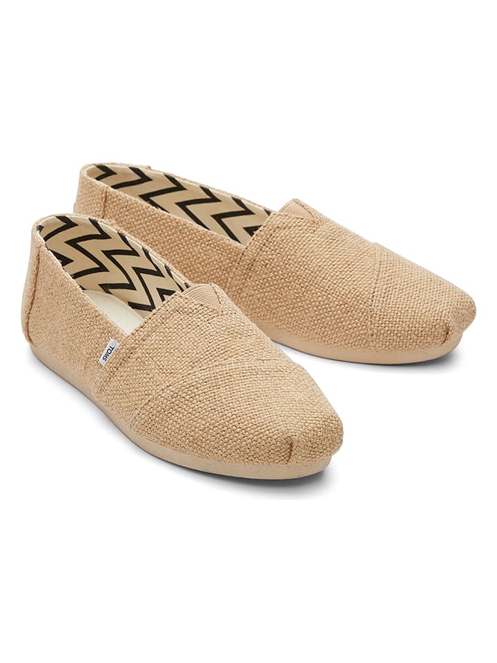 TOMS Espadryle w kolorze beżowym rozmiar: 40
