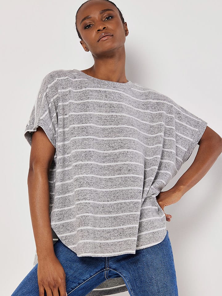 Apricot Koszulka w kolorze szaro-białym rozmiar: L