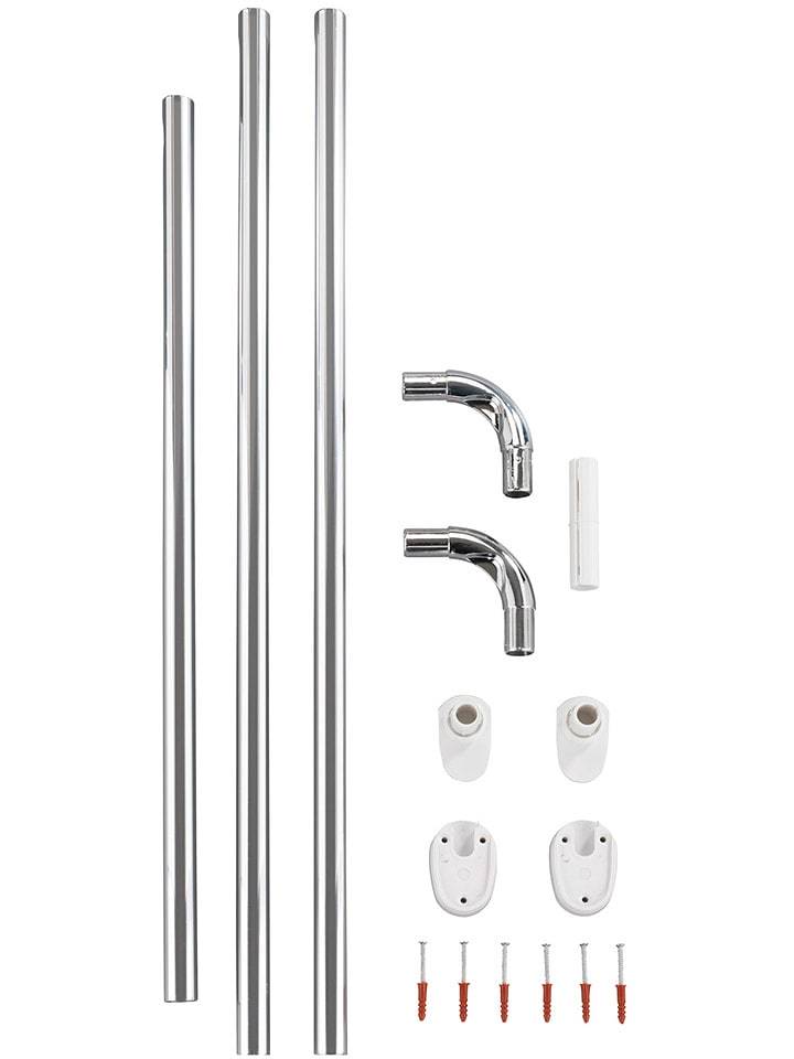 Wenko Drążek prysznicowy w kolorze srebrnym rozmiar: onesize