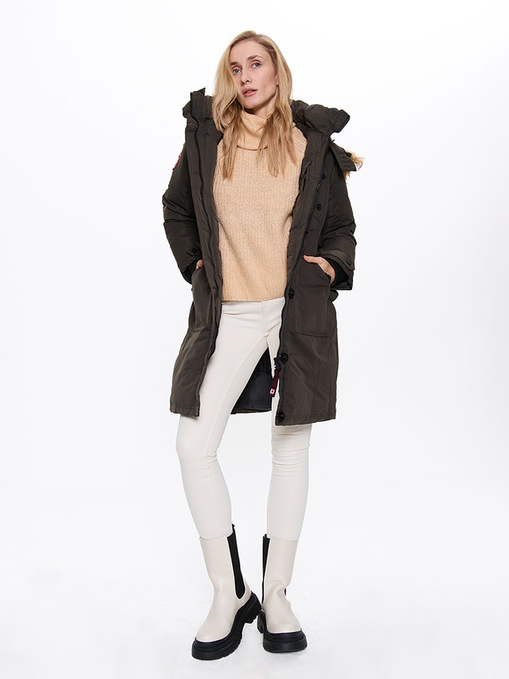 CANADA weather gear Parka w kolorze khaki rozmiar: M