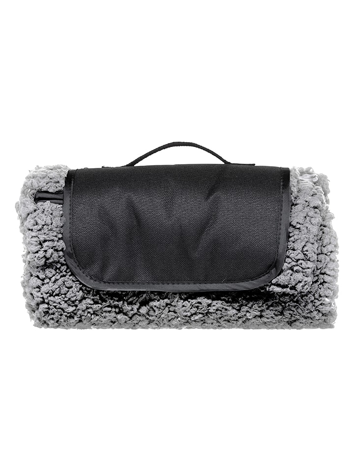 Sagaform Koc piknikowy w kolorze szarym - 150 x 50 cm rozmiar: onesize