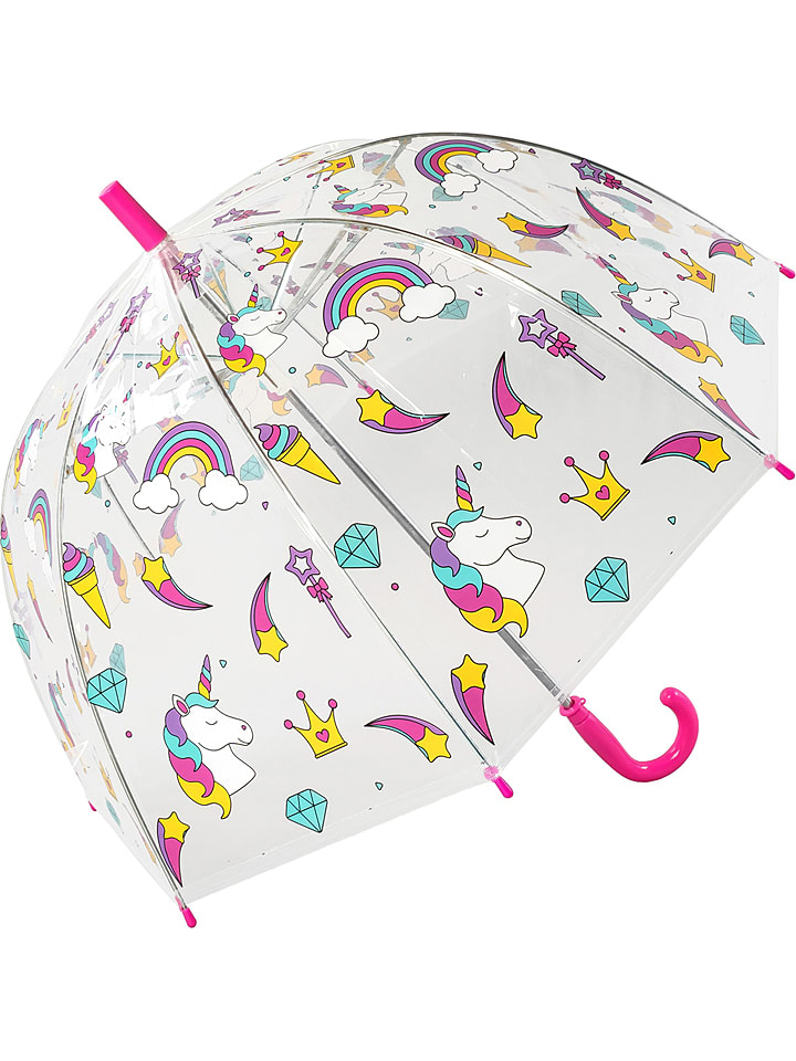 SUSINO Parasol dziecięcy "Unicorn" w kolorze różowym ze wzorem - Ø 72 cm rozmiar: onesize