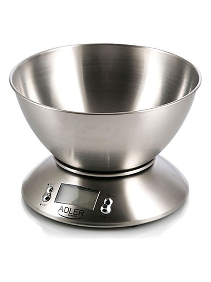 Adler Waga kuchenna "AD 3134" w kolorze srebrnym - 5 kg rozmiar: onesize