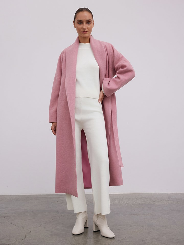 BGN Płaszcz przejściowy w kolorze jasnoróżowym rozmiar: 34