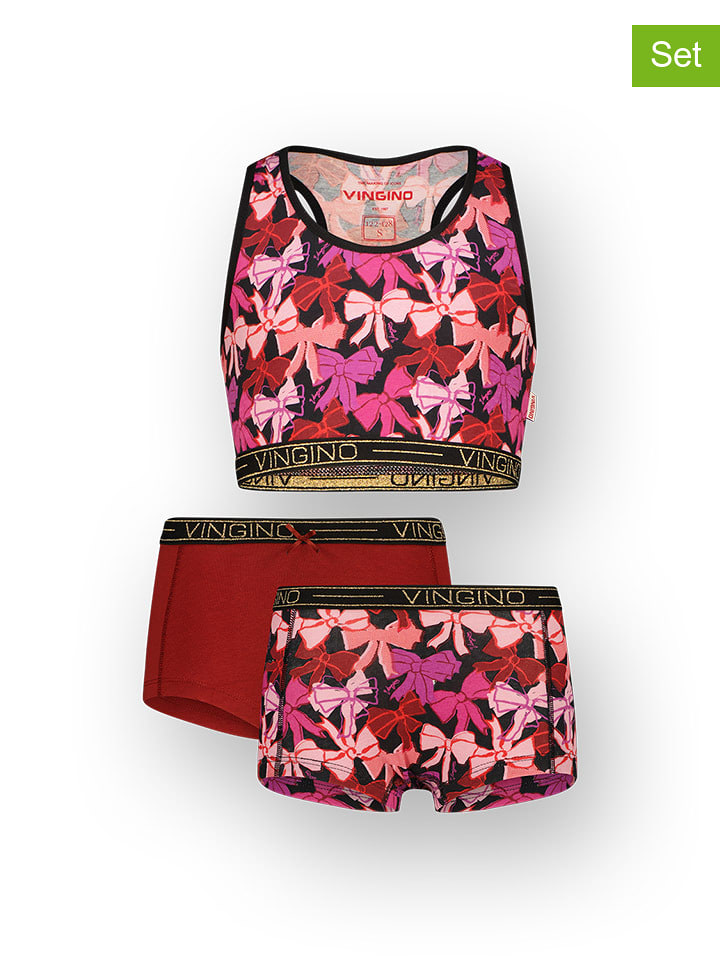 Vingino 3-częściowy zestaw bielizny ze wzorem rozmiar: 122/128