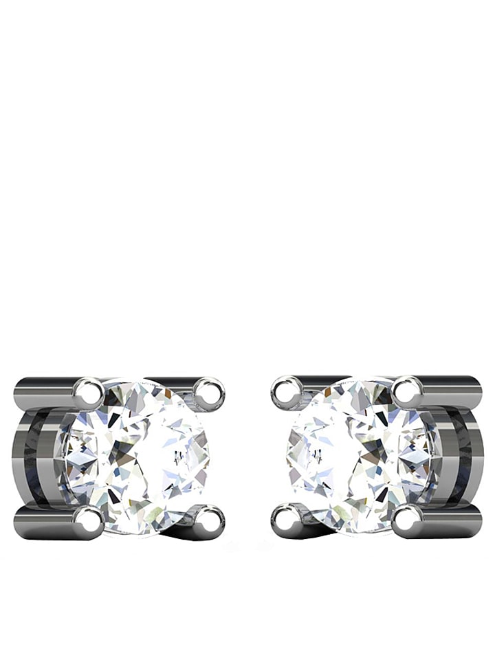 Diamant Vendôme Złote kolczyki-wkrętki z diamentami rozmiar: onesize