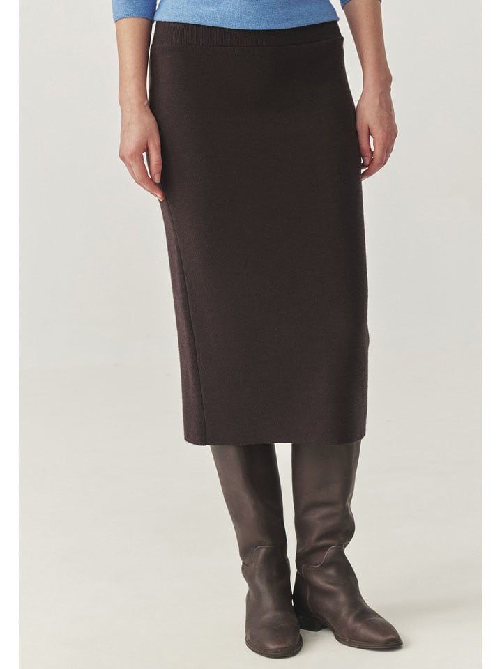 TATUUM Spódnica w kolorze ciemnobrązowym rozmiar: XL