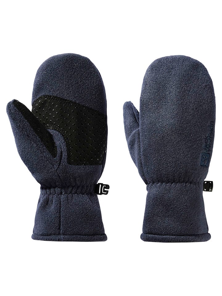 Jack Wolfskin Rękawiczki "Fleece" w kolorze granatowym rozmiar: 104