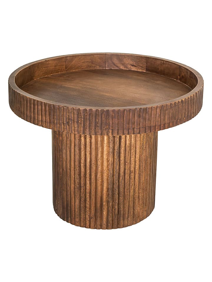 Anticline Stolik w kolorze brązowym - wys. 36,5 x Ø 50 cm rozmiar: onesize