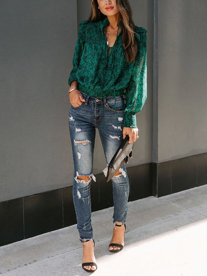 Milan Kiss Bluzka w kolorze zielonym rozmiar: M