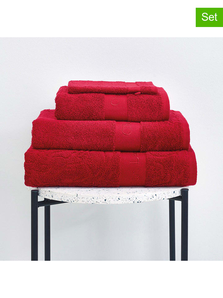 CXL by Christian Lacroix Ręczniki prysznicowe (2 szt.) w kolorze czerwonym rozmiar: 70x140 cm