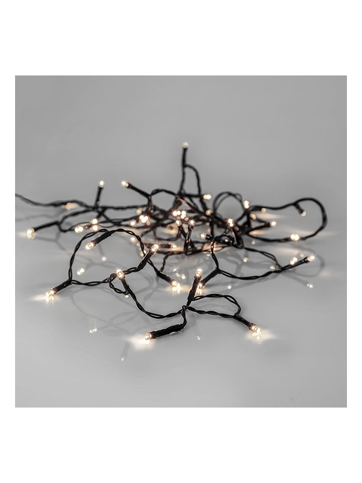 STAR Trading Łańcuch świetlny LED "Crispy Ice" w kolorze czarnym - dł. 280 cm rozmiar: onesize