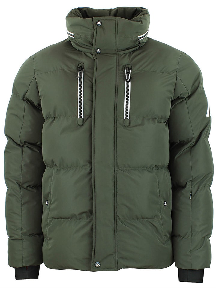 Peak Mountain Kurtka narciarska "Captive" w kolorze khaki rozmiar: XXL