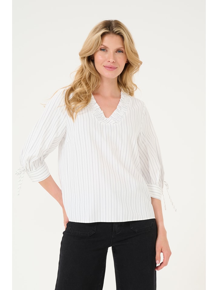 Kaffe Bluzka "Tara" w kolorze białym rozmiar: 40