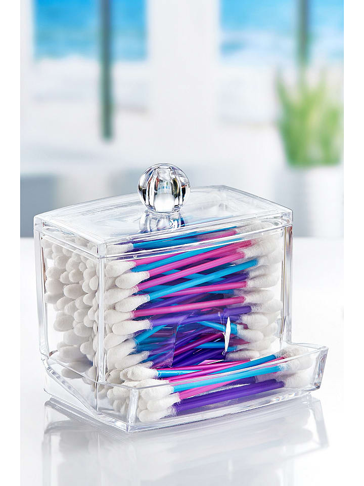 Violeta Home Pojemnik na patyczki higieniczne - 10 x 9 x 7 cm rozmiar: onesize