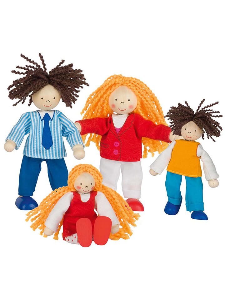 Goki Lalki (4 szt.) w różnych kolorach - 3+ rozmiar: onesize