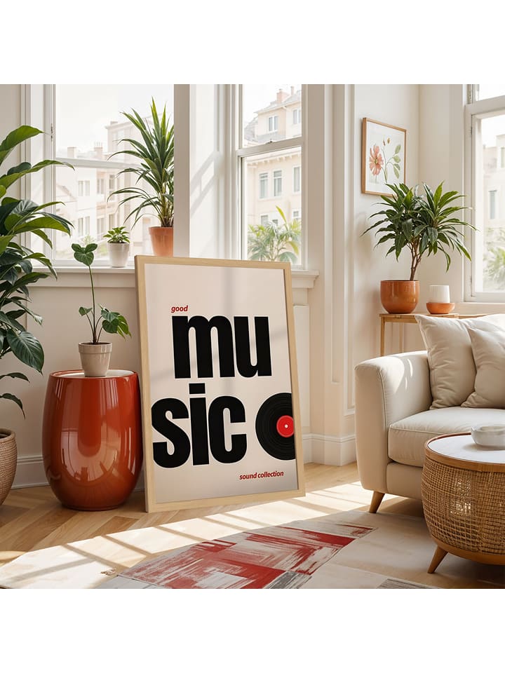 Wallity Druk artystyczny w ramce rozmiar: 55x75 cm