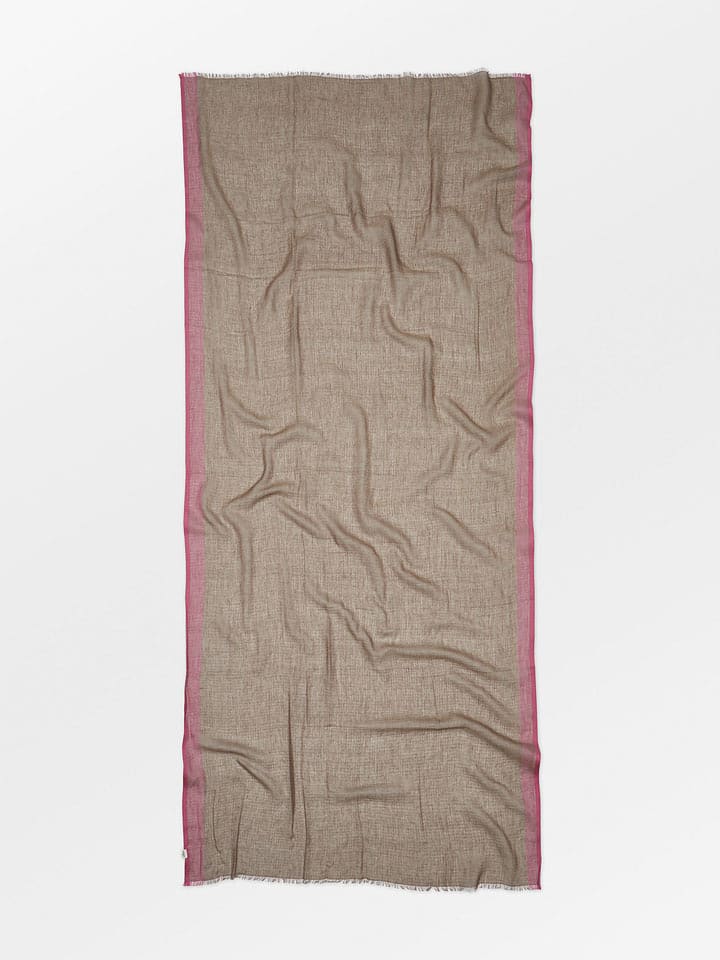 Becksöndergaard Szal w kolorze beżowo-różowym - 185 x 85 cm rozmiar: onesize