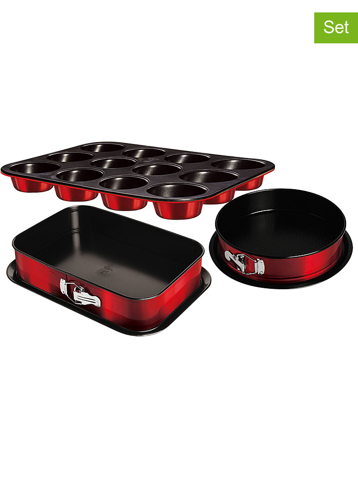 Berlinger Haus 3-częściowy zestaw w kolorze czerwonym rozmiar: onesize