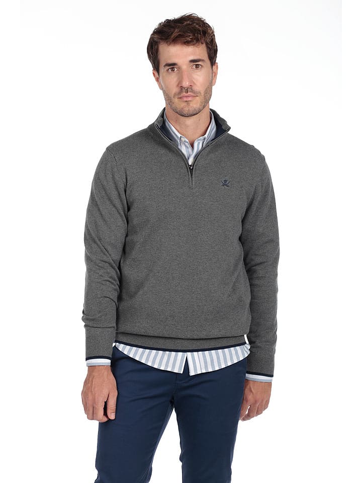 The Time of Bocha Sweter w kolorze szarym rozmiar: XXL