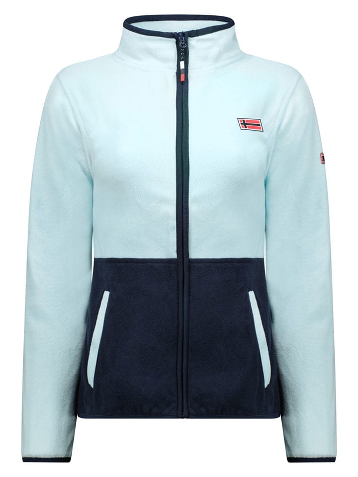 Geographical Norway Kurtka polarowa "Touki" w kolorze błękitno-granatowym rozmiar: XL