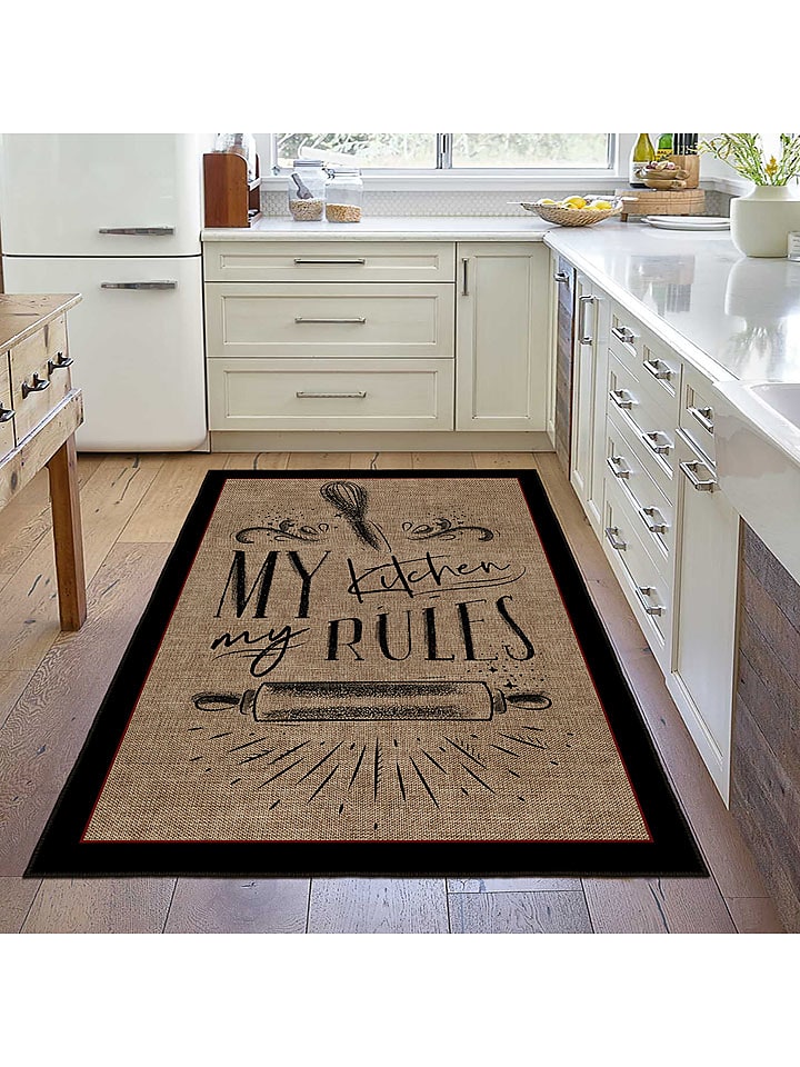 CARPET DIEM Dywan w kolorze jasnobrązowo-czarnym rozmiar: 120x180 cm