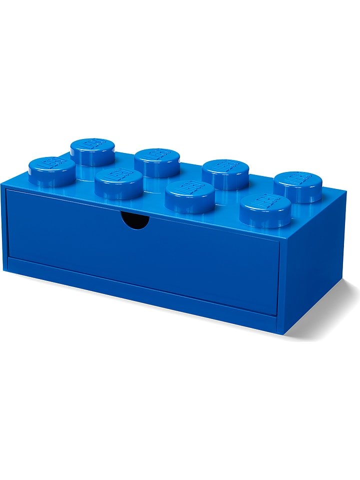 LEGO Pojemnik "Brick 8" w kolorze granatowym z szufladami - 30 x 16 x 12 cm rozmiar: onesize