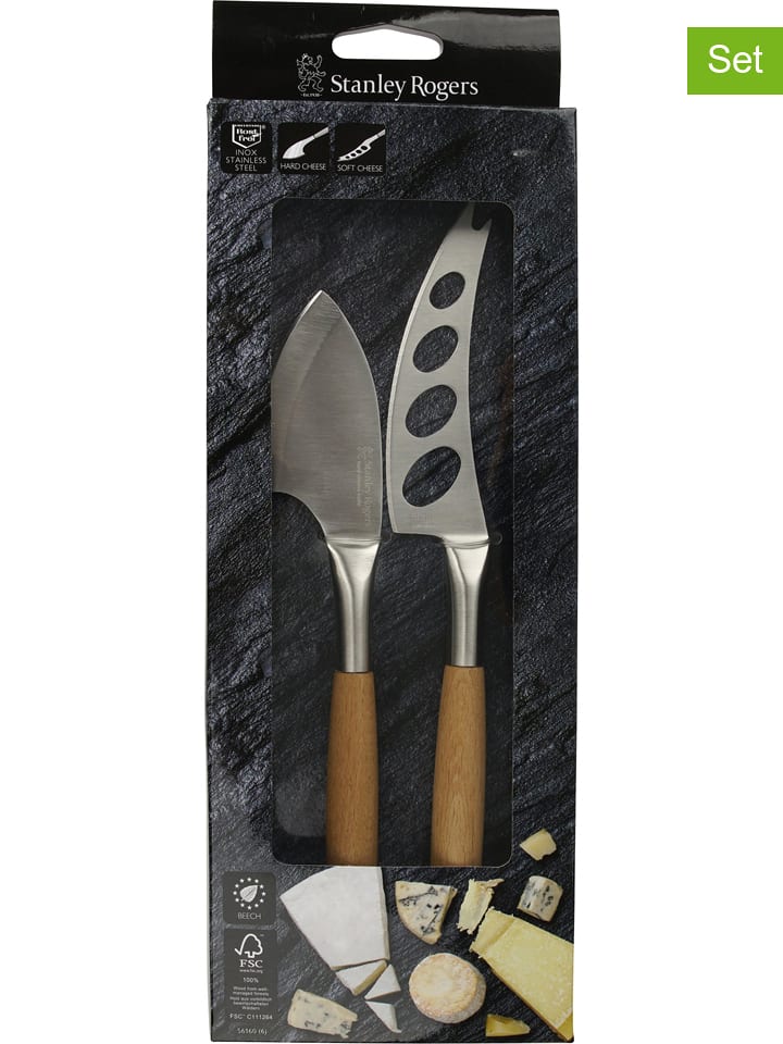 Stanley Rogers 2-częściowy zestaw noży w kolorze jasnobrązowym rozmiar: onesize